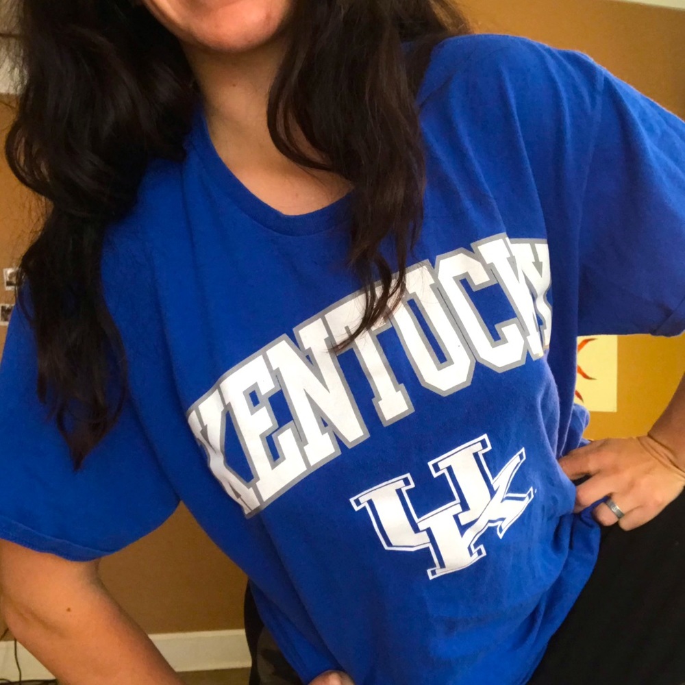 SECTION 101 blue graphic vintage Kentucky tee